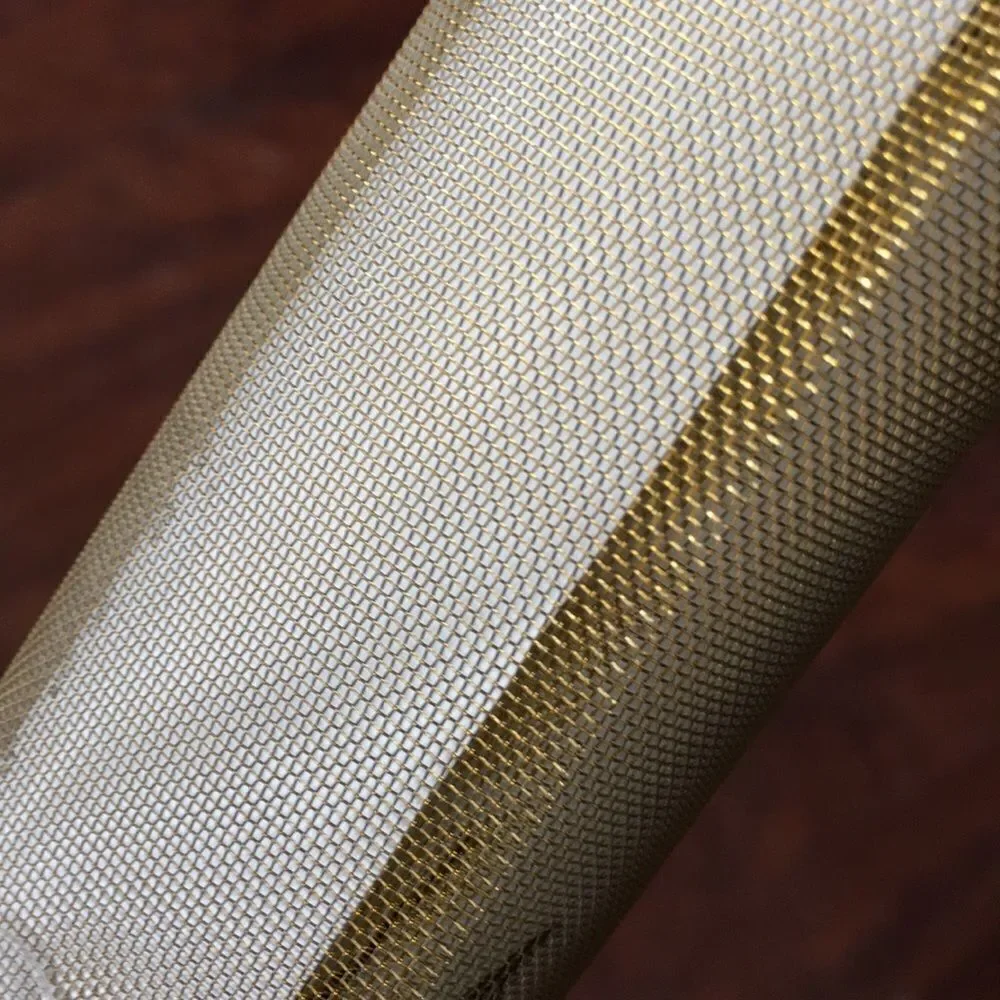 Vintage Stitchable Gold Mesh Cross Stitch Fabric